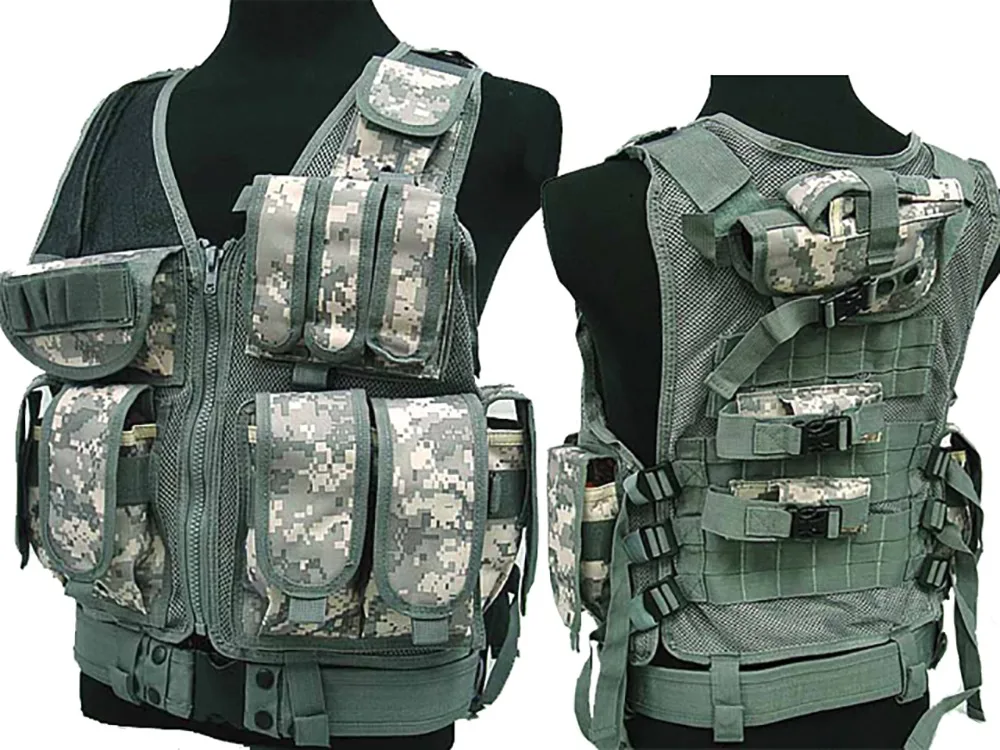 Tactical 045 Molle Combat Vest Magazine Pouch Airsoft Paintball