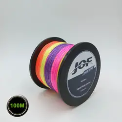 8 нитей 100 м jof Марка Супер сильный Япония Multifilament ЧП Плетеный Рыбалка линия 15 20 30 40 50 60 80 120 150 200lb