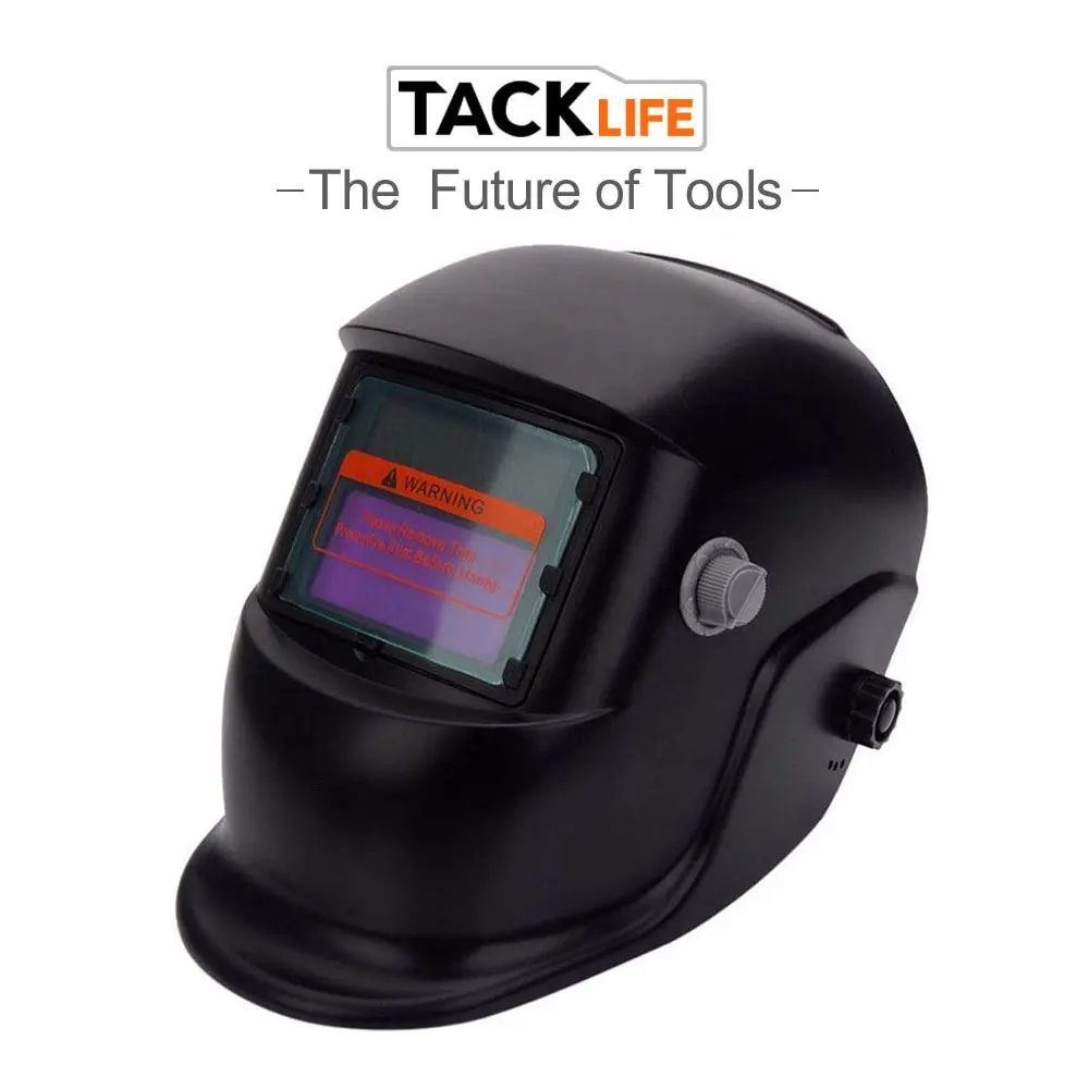 

Tacklife Welding Mask With Auto-darkening Function Automatic Power On/Off Welding Helmet Welding Supplies Grinding welding mode