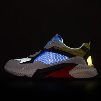 

BIGFIRSE Fashion Shoes for Men Comfortable Outdoor Solf Shoes Man Leisure Shoes Spring Zapatos Hombre 2019 Men Sneakers Air Mesh