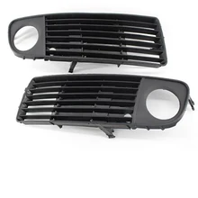Front Left & Right Lower Bumper Fog Light Cover Vent Grille for Audi A6 C5 Avant Quattro 1998 1999 2000 2001 2002 4B0807682S