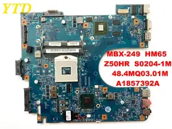 Оригинальный Для SONY MBX-249 материнская плата для ноутбука MBX-249 Z50HR S0204-1M 48.4MQ03.01M A1857392A испытанное хорошее Бесплатная доставка разъемы