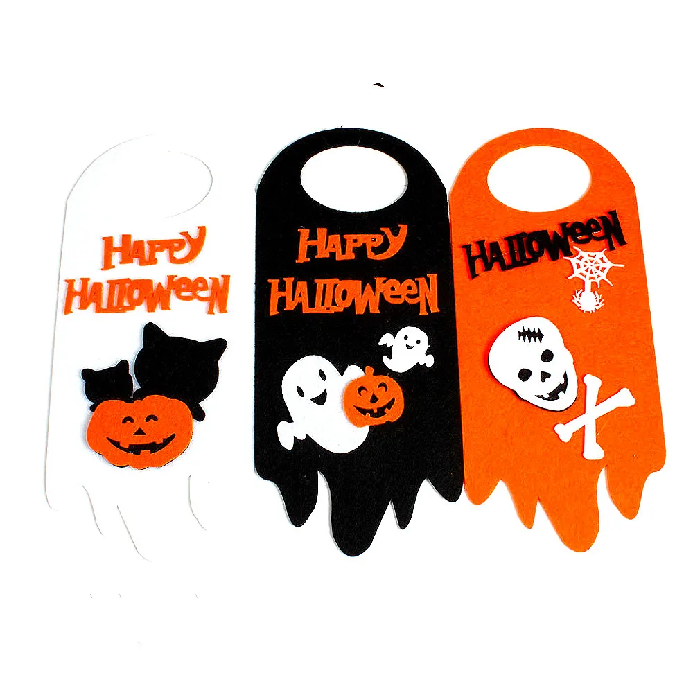 

Halloween Cute Skull Pumpkin Hanging Door Decorations Christmas Decorations for Home