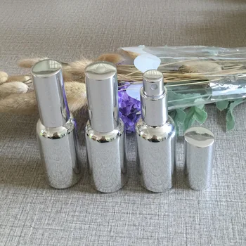 

50pcs/lot 50ml High temperature silver plated refillable empty atomiser spray perfume bottle,perfume container,perfume packing