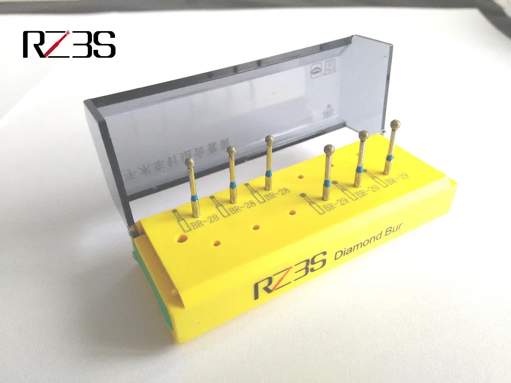 RZ3S Стоматологическая Алмазная фреза Набор Хирургических шариков FG 1,6 мм операционный комплект для каждой фреза для 5-8 зубов супер качество боры