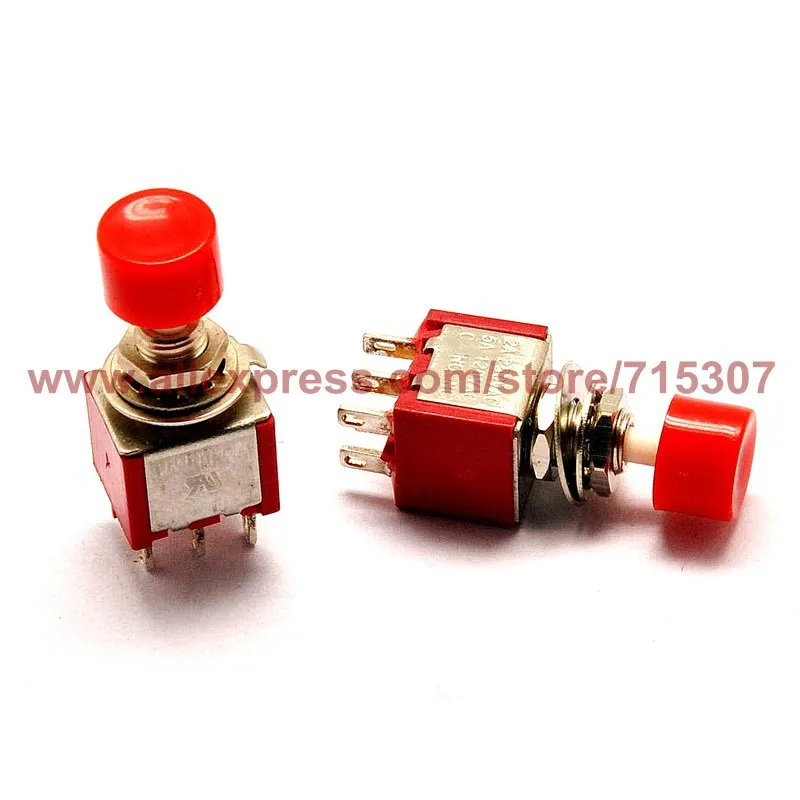 push button switch ds-622 red 1