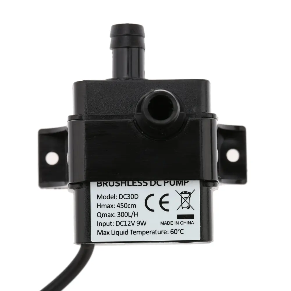 Аквариумный водяной насос Бесщеточный погружной мини-фонтан мощность 9 Вт