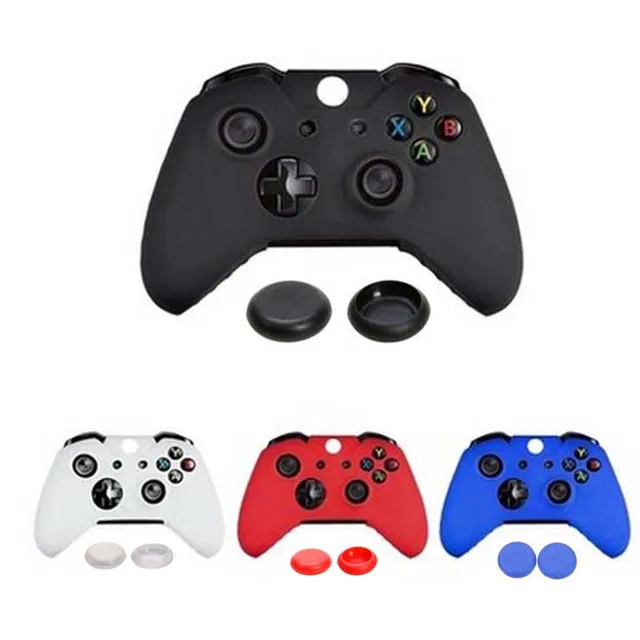 Best Offers Soft Silicone Rubber Skin Gamepad Protective Case With Thumb Stick Grips Cover for Microsoft Xbox One Controller