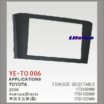 

2 DIN ABS Frame Panel Fascia For Toyota Avensis 2003-2009 Aftermarket Car Stereo Radio DVD Player GPS Navi Installation