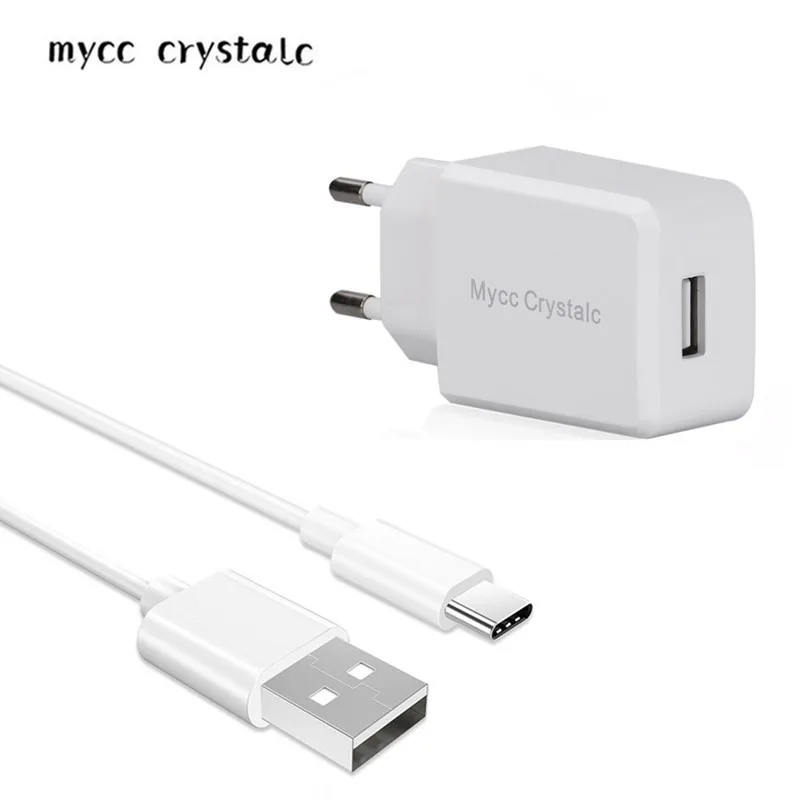 5V 2.4A USB Type C EU вилка настенное зарядное устройство + кабель Type-C для Samsung Galaxy A3 A5 A7 2017
