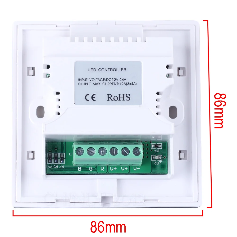 Цветная(RGB светодиодный сенсорный переключатель Панель контроллер DIY светодиодное освещение для дома диммер для DC12V 24 V светодиодный RGB световые полосы