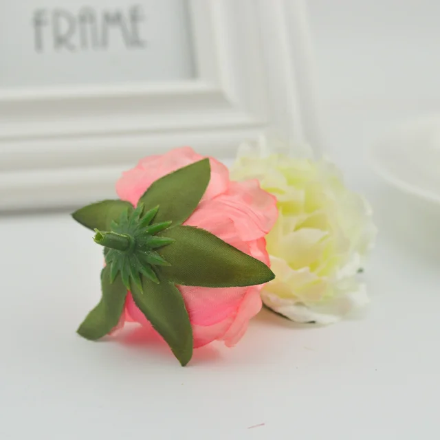 5pcs artificial plastic flowers cheap for wedding home Decora bridal