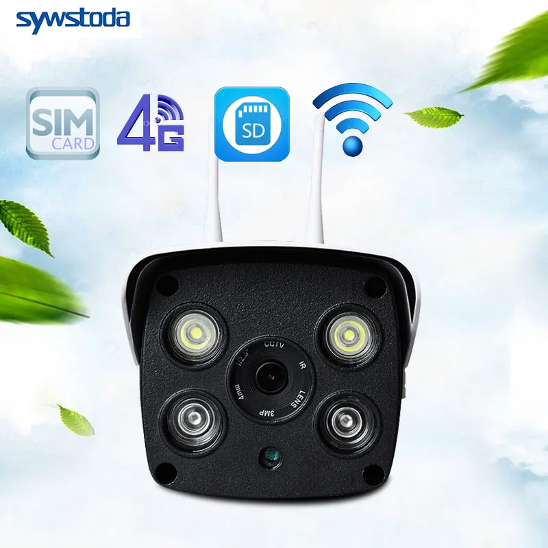Full HD 1080P 960P Bullet IP камера беспроводная GSM 3G 4G sim карта Wifi наружная Водонепроницаемая
