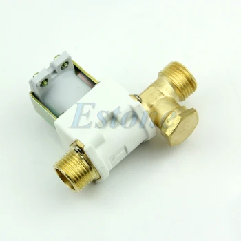 

AC New 220V 1/2" Electric Solenoid Valve For Water Air N/C Normally Closed W-store Jan11