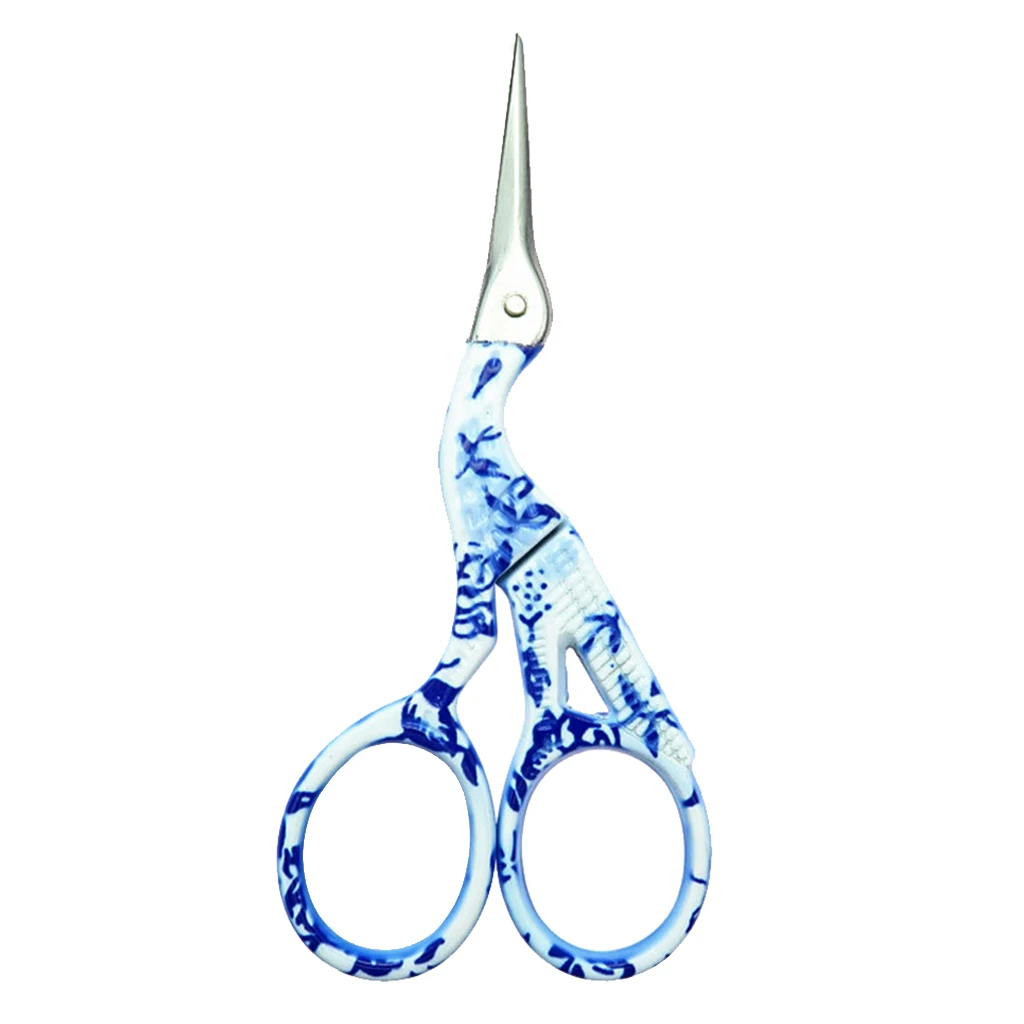 fityle Vintage Crane Shape Stainless Steel Scissor Cutter for Tailor Embroidery Sewing Cross Stitch 2 Sizes