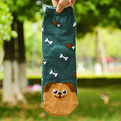 Arherigele/2 шт., 1 пара, милые женские короткие носки с мультяшными животными модные милые короткие забавные носки женские хлопковые короткие носки - Цвет: Style 10