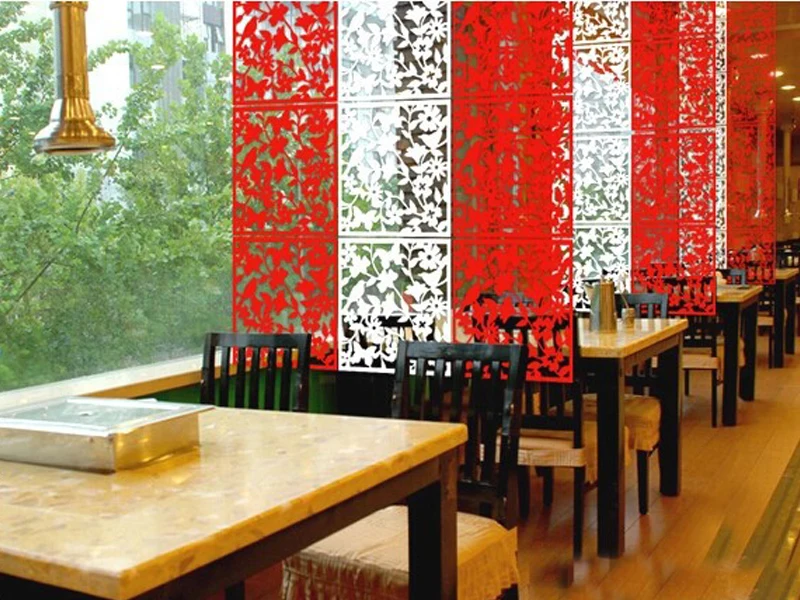 Us 22 2 Entranceway Hanging Pvc Carved Cutout Carving Room Divider Screen Partition Wall Biombo Room Dividers Partitions 8pcs Lot In Screens Room