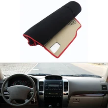 Пригодный Для Toyota Prado 2004-2006 Приборной Панели Автомобиля Избегайте Свет Pad Инструмент Крышка Платформы Стол Коврик Силиконовый Non-занос Задней Поверхности