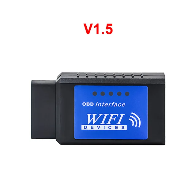 Настоящий чип PIC18F25K80 Super OBD2 ELM327 wifi V1.5 аппаратное обеспечение работает на Android/iOS ELM 327 Bluetooth для телефона Android работает на дизельном топливе - Цвет: 25k80 wifi