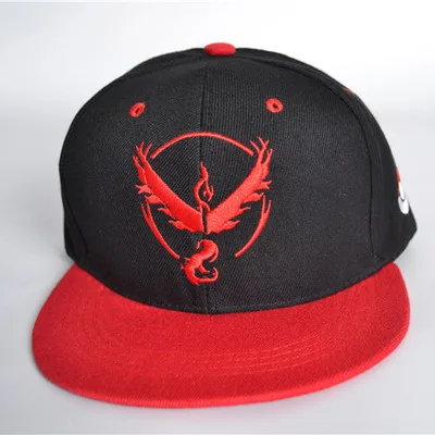 Косплей мобильная игра Pokemon Go Team Valor Team Mystic Team Instinct snapback Бейсболка Шляпа - Цвет: Фиолетовый