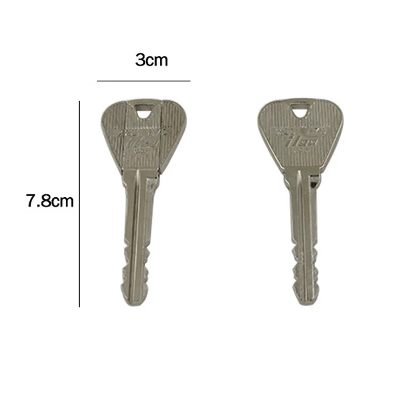 Penetration Magic Trick Toy Props Folding Key Thru Bottle or Ring 2pcs Size 8cm