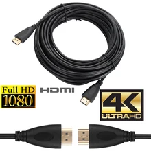Новое поступление Премиум HDMI кабель золото высокоскоростной HD tv Ultra 2160 p 4 K 3D 0,5 M до 5 M домашний аудио тв видео Премиум кабель прочный