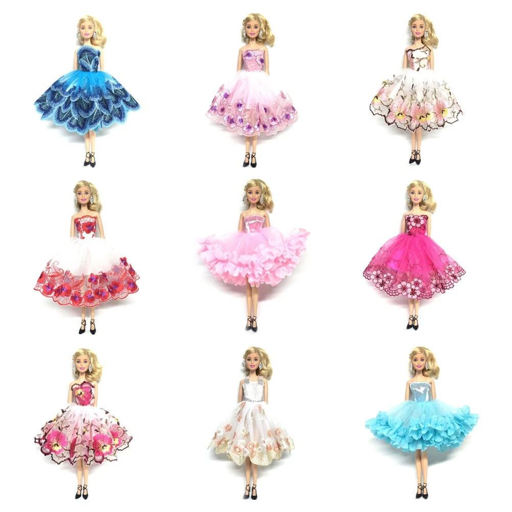 

Fashion Newest Doll Dress Multi-layer Dress Top Beautiful Party Outfit For For Doll For 1/6 BJD Dolls Accessories