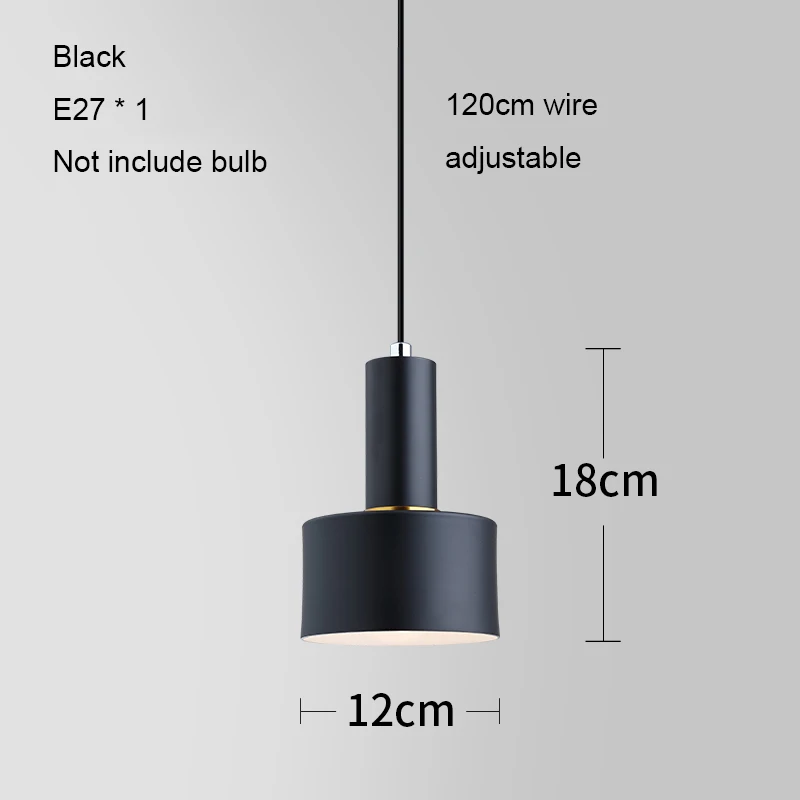 E27 подвесные светильники Светодиодный современный подвесной висячий светильник Настенный светильник Промышленный DIY нордическая лампа для Спальня Гостиная Кухня Ресторан - Цвет корпуса: 14 no bulb