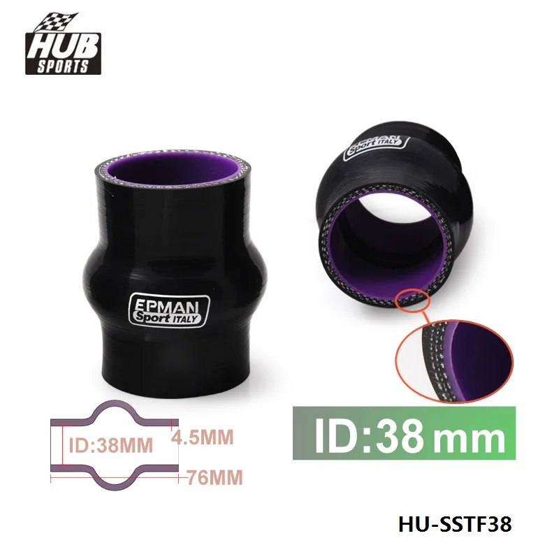 

High Temp Reinforced Silicone Hump Coupler Hose 1.5" 38mm 4-ply For SCION XB XA BB 1NZ-FE/2NZ-FE 2004-2007 HU-SSTF38