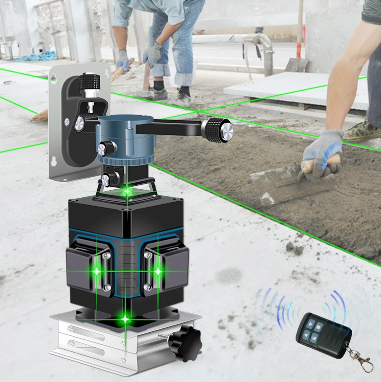 

Laser Level 16 lines green line 3D Self-Leveling 360 Horizontal And Vertical Super Powerful Laser level green Beam laser level