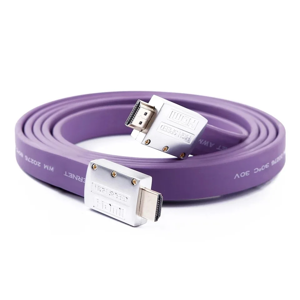 

2019 Micro HDMI to HDMI Adapter Converter 1080P Convertor for tablet pc tv mobile phone FOR home office Customized color purple