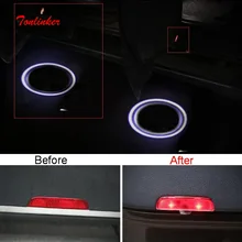 Tonlinker Внешняя Автомобильная дверь светодиодный приветственный свет для Volkswagen T-ROC-19 автомобильный Стайлинг 2 шт. украшения Добро пожаловать проекционный свет