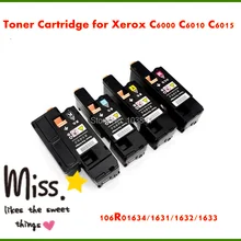 Совместимость 106R01634/1631/1632/1633 Цвет тонер-картридж для Xerox Phaser 6000 6010 Workcentre 6015 принтера