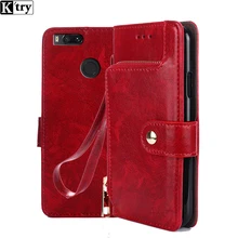 K’try Leather Flip Case for Xiaomi Mi A1 Wallet Funda Book Cover for Xiaomi Mi A1 Global Version Xiomi MiA1 A 1 5X 4GB 5.5