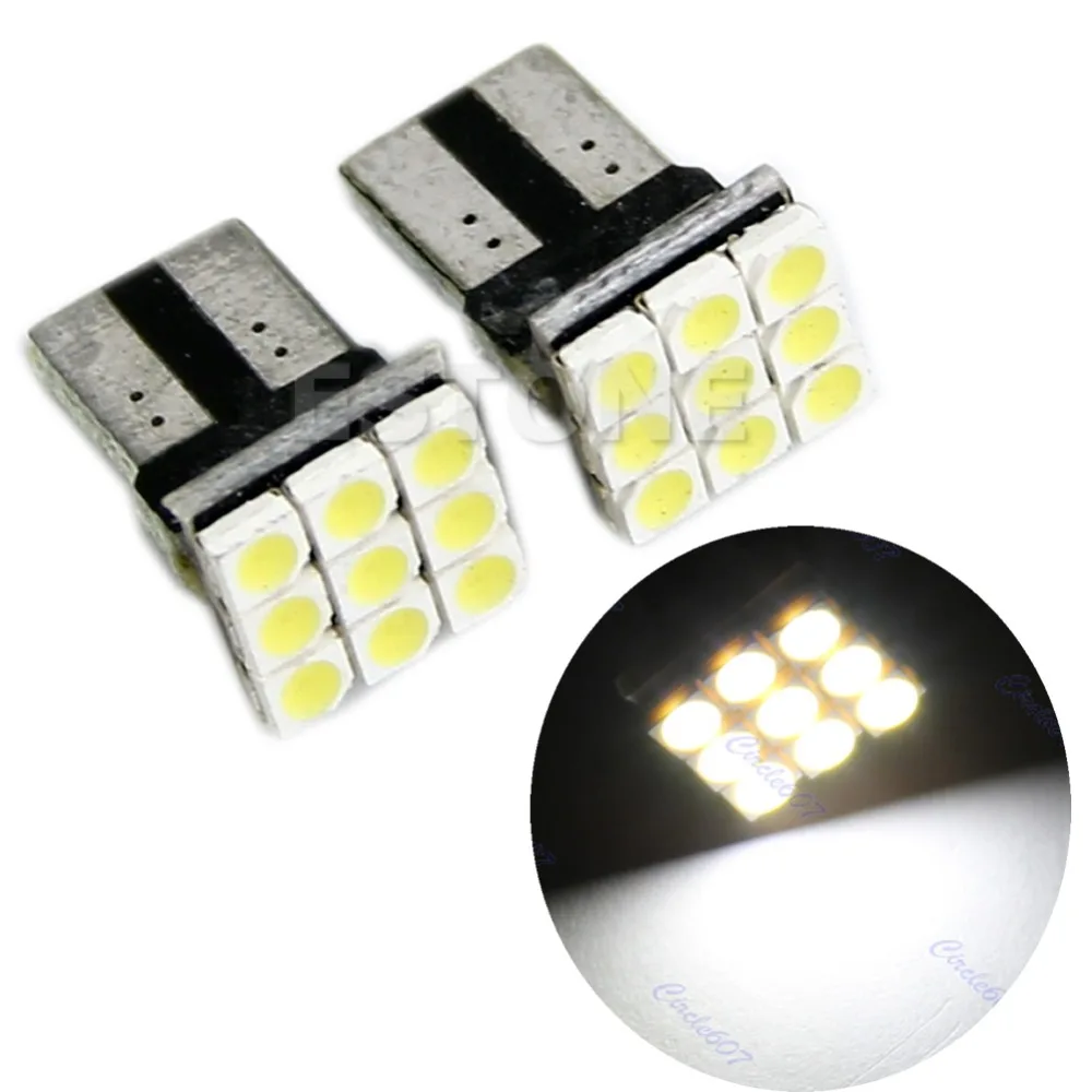 

2X T10 194 168 W5W 9 LED SMD 3528 blanc cuneo Clignotants voiture fiala lampe
