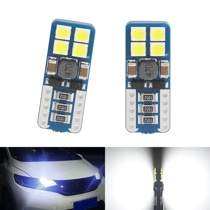 СВЕТОДИОДНЫЙ Автомобильный светильник T10 2 шт. лампы заднего хода s 3030 SMD 8