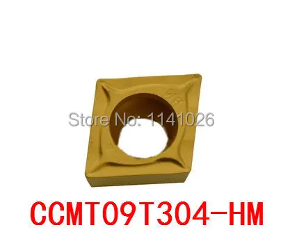 

Free shopping! 10 inserts/box CCMT 09T304-HM YBC251 Lathe Cutting Tools CNC blade alloy carbide cutting tool Turning Inserts