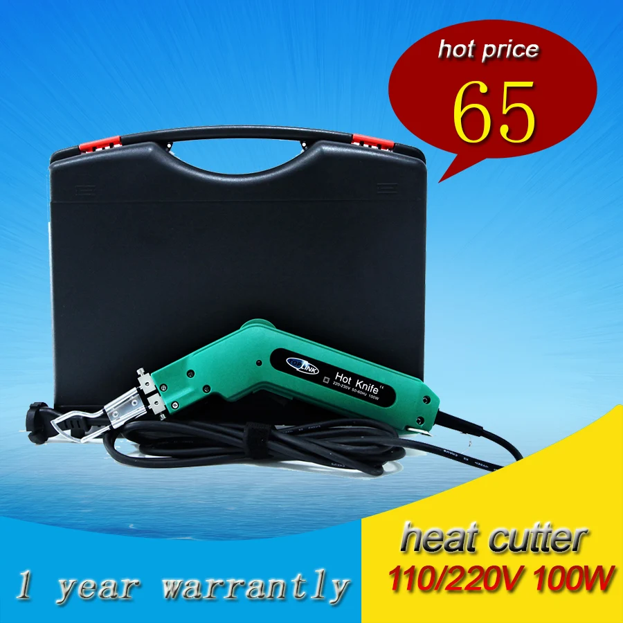 

Environment Friendly Package 100W Hot Knife Fabric blade& Foam blade Cutting Sets