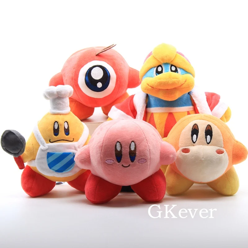 

4 Styles Didi King Kirby Soilder Waddle Dee & Waddle Doo Plush Toy Stuffed Dolls 14-26 cm Kids Gift