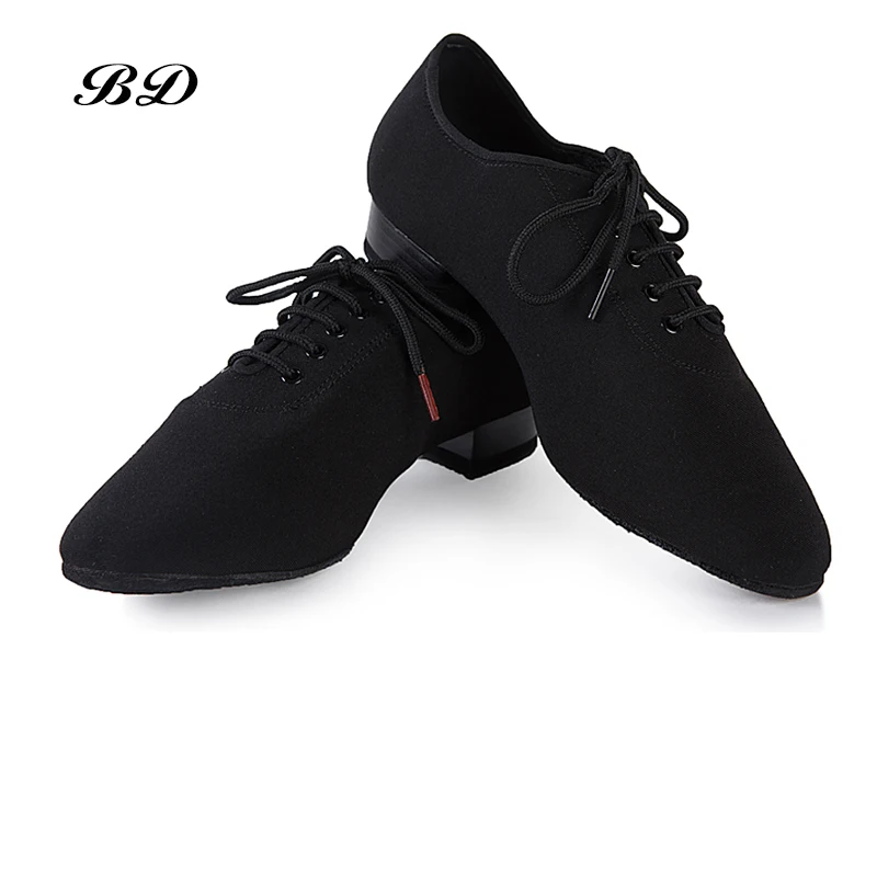 Goedkoop MANNEN SCHOENEN Beroep Latin Dansschoenen Ballroom Schoen Moderne GB Waltz vriendschap Zachte Koeienhuid Premium Oxford Hak 2.5 cm BD 309