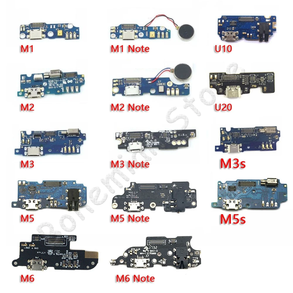 

USB Charging Connector Port Charger Dock Flex Cable For Meizu M1 M2 M3 M3S M5 M5s M6 Note Mini U10 U20 Mobile Phone Repair Parts