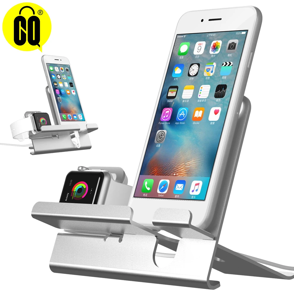 Изысканная настольная зарядная док станция для iPhone X/XR/7/6/5/SE/8 подставка Apple Watch
