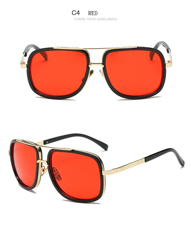 Новая мода солнцезащитные очки с большими рамами Мужские квадратные модные очки для женщин высокого качества ретро солнцезащитные очки винтажные Gafas Oculos