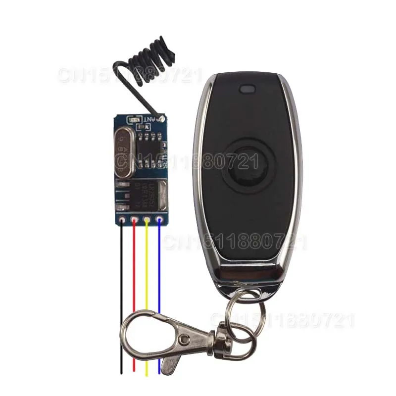 

Mini Size Remote Switch 3.7V 4.2V 5V 6V 7.4V 9V 12V Micro No Noise Wireless Remote Control Switch Small RF RX TX