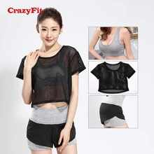CrazyFit набор йога 3 предмета Для женщин Фитнес тренировки одежда бег трусцой наборы спортивная одежда женский спортивный костюм спортивная