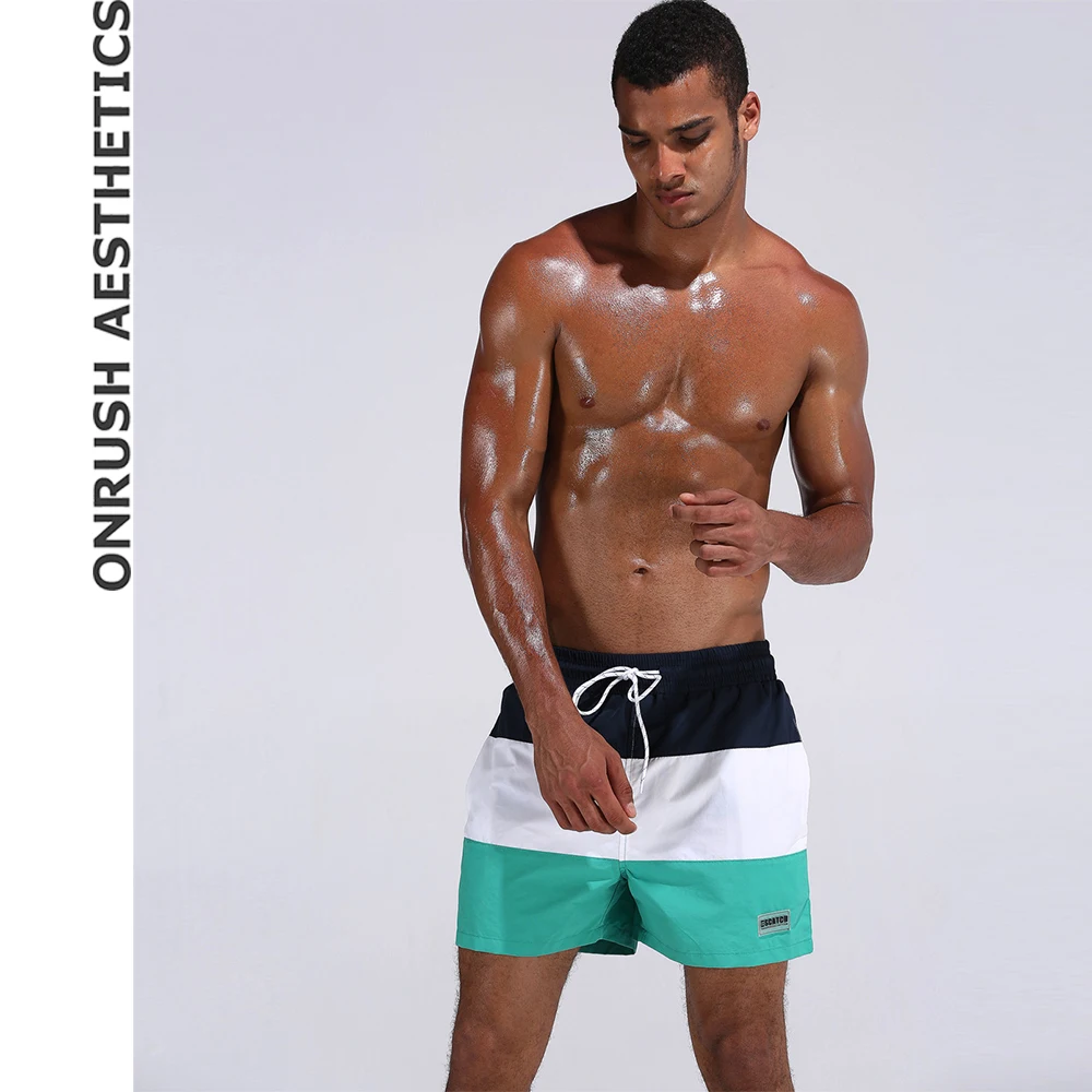 OA фитнес мужские пляжные шорты водонепроницаемые прямые дышащие большие трусы Бодибилдинг повседневные шорты для мужчин