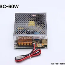 60W 12V 5A Универсальный UPS переменного тока/функция зарядки монитор импульсный источник питания 13,8 v, зарядное устройство 2 года гарантии(SC-60-12