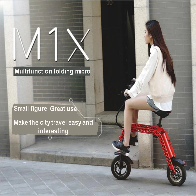 

Electric motorcycle 350W folding electric bike Smart mini motorcycle Large wheel electric bike Super light bicycle Good-looking