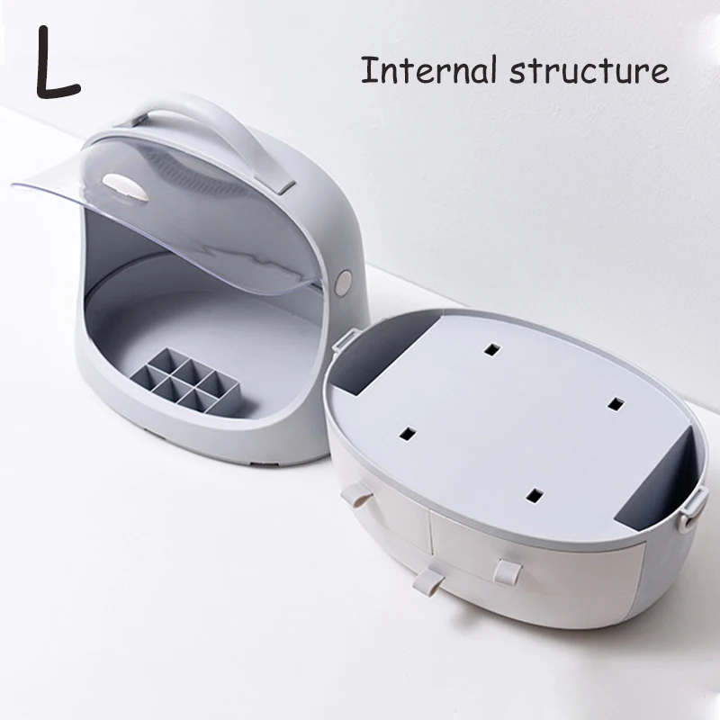 Шкатулка для хранения косметики, органайзер для макияжа в ванную комнату, губная помада, менеджер по уходу за кожей, ящик для хранения, аксессуары для ванной комнаты