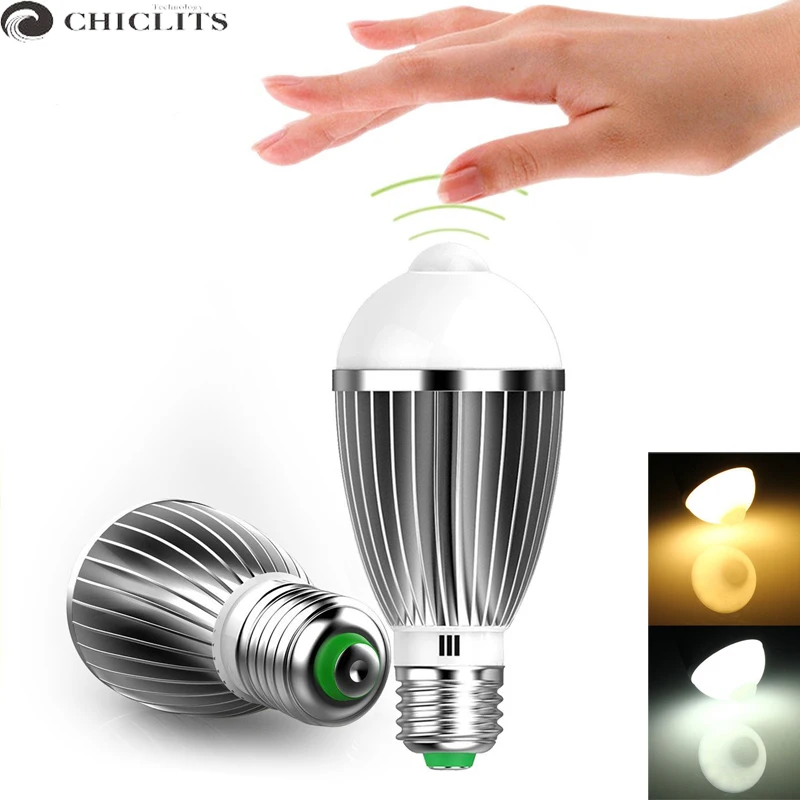 Motion Sensor Light Bulb E27 Led Ampoule 5W Lamps Home Infrared 110V